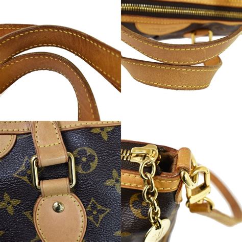 louis vuitton palermo 2way shoulder hand bag monogram m40145